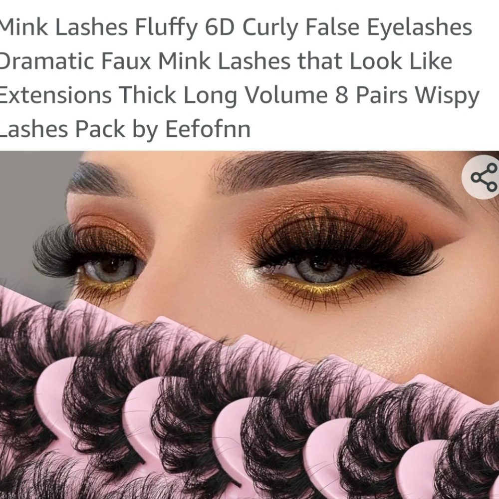 15 Pairs 20MM MINK FLUFFY 8D thick Full false lashes New In Package